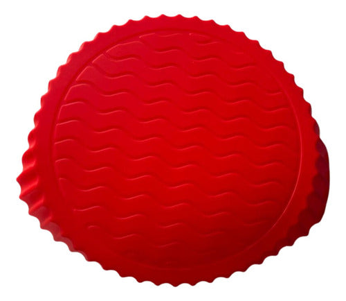 Forro Silicona Reutilizable Freidora Aire Redondo - Norplat Rojo