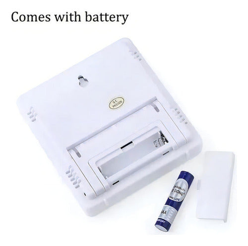 Set 2 Termómetro Higrómetro Ambiental Digitales - Norplat Blanco