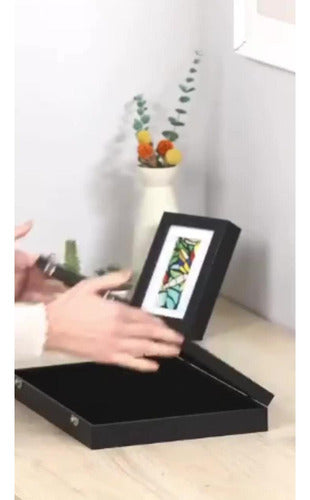 Organizador Exhibidor 100 Anillos Aros Terciopelo - Norplat Negro