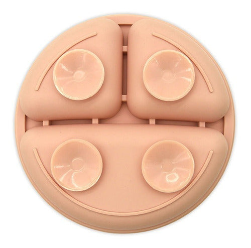 Plato De Silicona De Succión Y Ventosa (niño-niña) - Norplat Beige C3