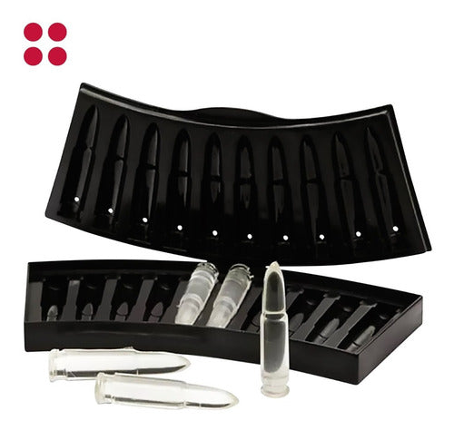 Molde De Plástico Para Balas De Hielo - P/ Botellas - Cukin Negro