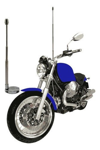 3 Antena Corta Hilo Seguridad Curado Motociclistas - Norplat