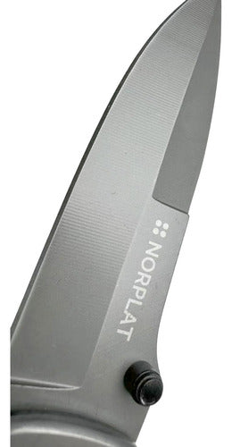 Cuchillo Automatico Norplat Navaja Retractil Mango Madera