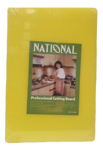 Tablas De Cortar Profesional Pe 50x35x2cm Colores - Norplat Lisa Amarillo