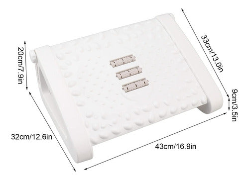 Reposapies Ergonomico Norplat Apoya Pies Posa Pie Escritorio