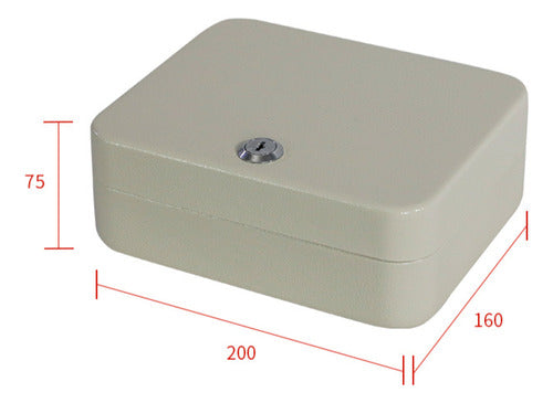 Caja Para Llaves 20 Colgadores Kraft Bohrer K200-20 Crema