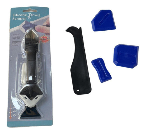 Pack Removedor Y Espátula Para Silicona Negro