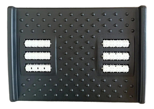 Apoya Pies Masajeador 6 Rodillos Masaje Reposapiés - Norplat