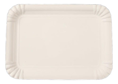 10 Bandeja Para Torta Carton Norplat - Coctel Grande 45x34 Blanco