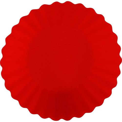 Set X 12 Moldes De Silicona Xl Para Muffin - Øs9cm - Cukin Rojo