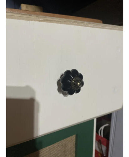 12 Manillas Mueble Tiradores Cocina Vintage Mueble - Norplat Negro Calabaza