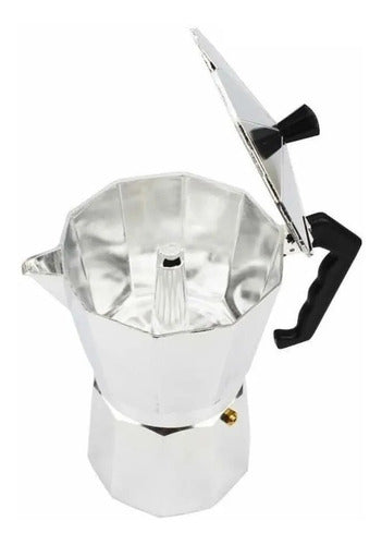 Cafetera Espresso Cafetera Italiana Cafetera 9 Tazas Cukin Gris
