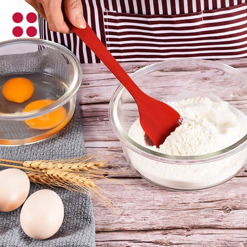 Espátula De Silicona 27.5cm - Cukin Rojo