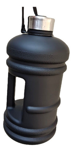 Botella De Agua 2.2 Litros Deportiva Gran Capacidad Norplat Negro