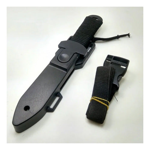 Cuchillo Tactico De Buzo Cuchillo Tactico Marina Negro