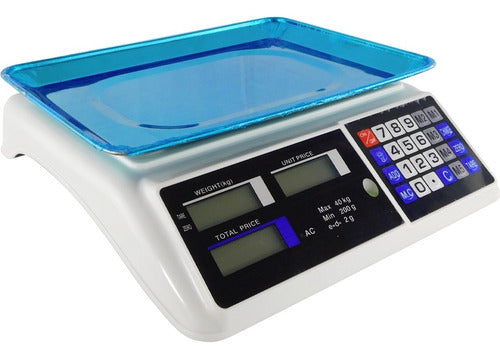 Balanza Comercial - Pesa Digital Para Negocios Blanco