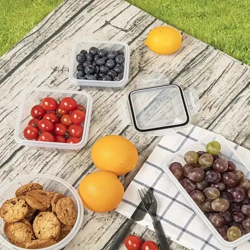 12 Envase Recipiente Contenedor Hermetico Alimento - Norplat