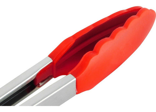 Pinzas Para Parrilla Y Cocina - Sistema Regulable - Cukin