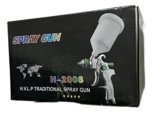 Pistola Pintar 3 Boquillas 1.4a2mm Pintura Gravedad Norplat