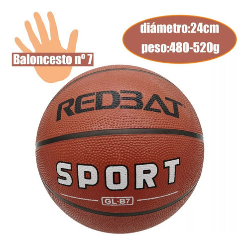 Balón Basketball Caucho Texturizado Nba Authentic Tamaño 7 Naranja