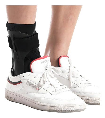 Tobillera Ortopedica Ajustable - Esguinces De Pie - Norplat Negro M