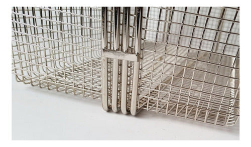 Canastillo Freidora Acero Inoxidable 20 X 25 X 14 Cm - Cukin