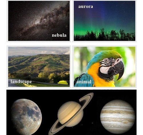 Telescopio Astronómico Profesional Filtro Solar F36050 Color Gris