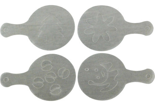 Pack X16 Plantillas Para Decorar Pan (stencils) - Cukin Blanco Diesños Varios