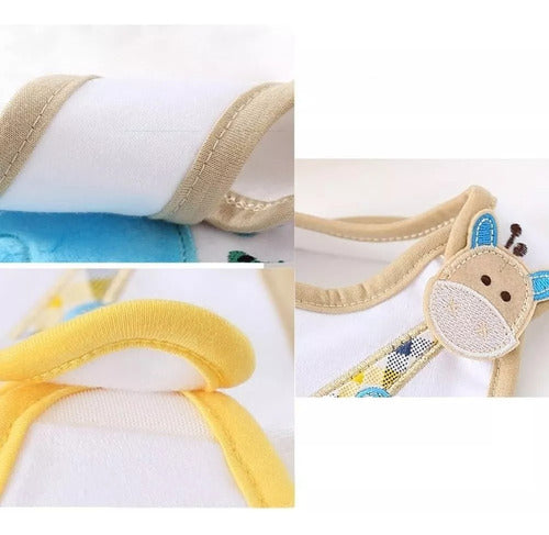 Pack 3 Baberos Impermeables Bebés Varios Diseños Infaltable Mixto Mixto Unica