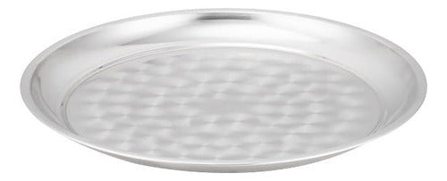 Bandeja Metalica Redonda 40cm Acero Inoxidable - Norplat