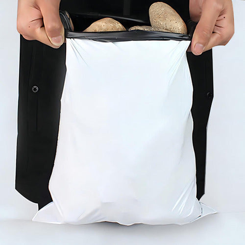 100 Bolsas Plasticas Cierre Autoadhesivas 28x42cm - Norplat Gris Claro Liso