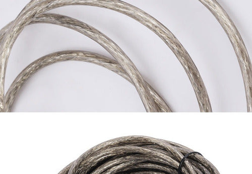 Extension Cable Usb A Usb 10m Blindado Sin Perdida - Norplat Gris Oscuro