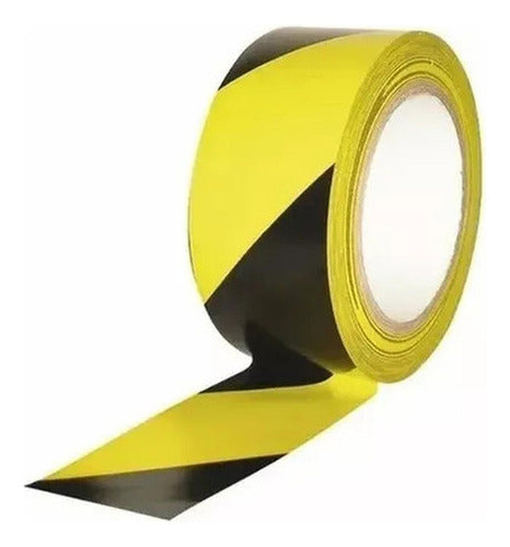 3 Cintas Seguridad Demarcacion Adhesiva 48mm 33m - Norplat Rayas