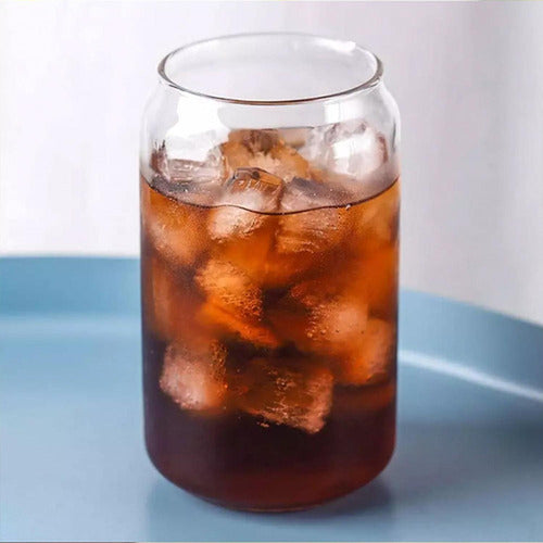 Set 4 Vasos De Vidrio Borosilicato 550ml Para Cafe - Norplat 550ml