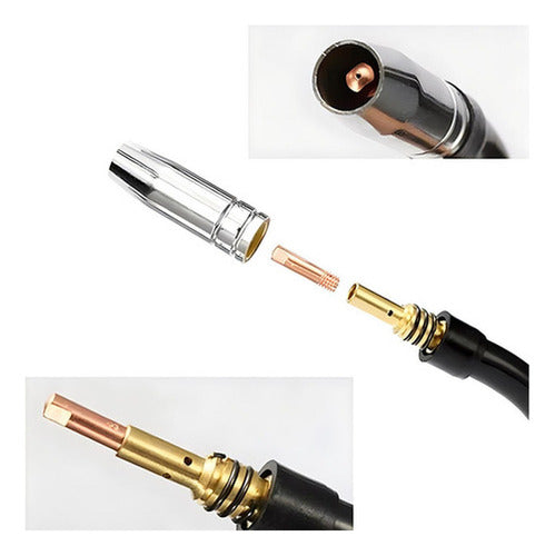 25u Punta Boquilla Contacto Soldadura 15ak Norplat