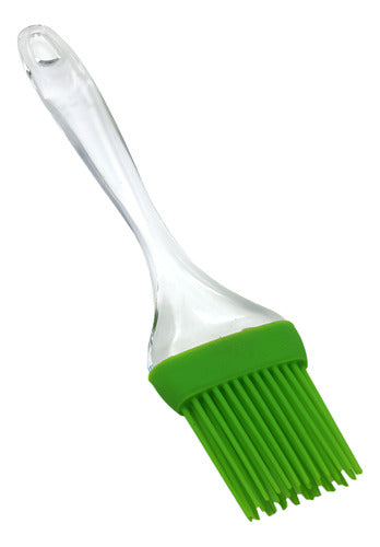 Cukin Espátula Y Brocha Silicona Mezquino Reposteria Asado Verde