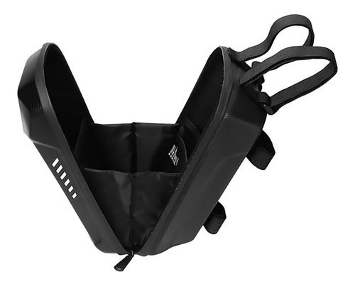 Bolso Rígido Frontal Wild Man Para Scooter O Bicic - Eciclos Negro