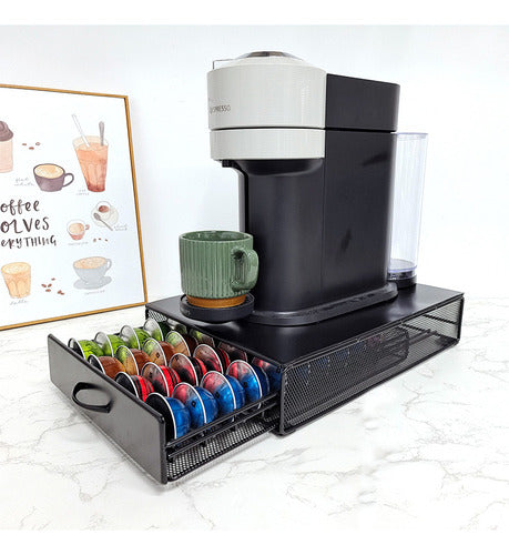 Porta Cápsulas Metálico Para Capsulas Vertuo 40 Unidades