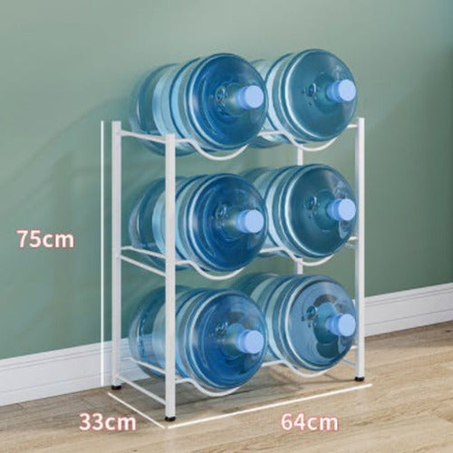 Organizador Rack Para 6 Bidones Botellones Agua 20l Norplat
