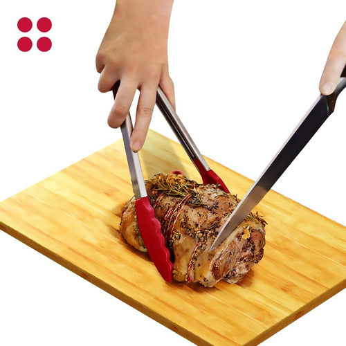 Pinzas Para Parrilla Y Cocina - Sistema Regulable - Cukin