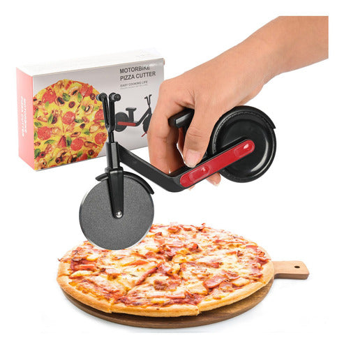 Cortador Pizza Ebike Chopper Creativo Vintage - Cukin