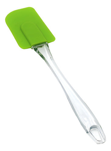 Cukin Espátula Y Brocha Silicona Mezquino Reposteria Asado Verde