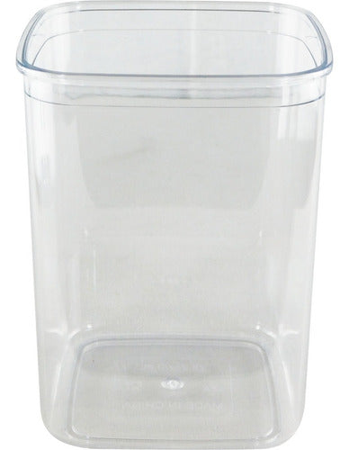 Contenedor Alimentos Hermético Cierra Fácil 0.8 Lts - Cukin Blanco
