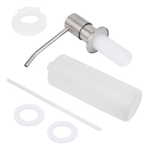 Bomba Dispensador Acero Inox Jabón Lavaplato 500ml - Norplat