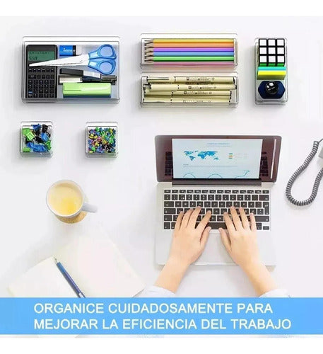 Organizador De Escritorio Norplat - Juego De 25 Cajones