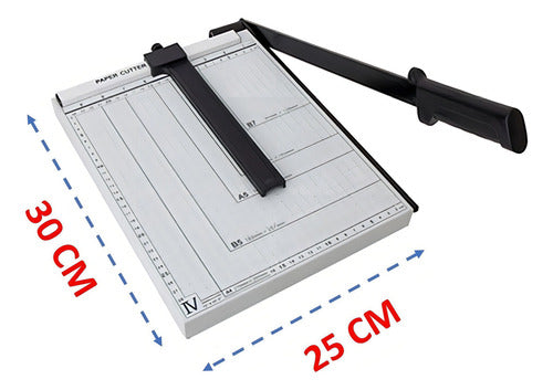 Guillotina Metalica 25 X 29 Cm Cuchilla Autoafilable 12 Hoja