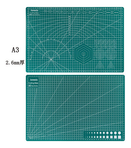 Mat Cutting Tapete Corte Tabla Salvacorte A3 30x45 Norplat Celeste