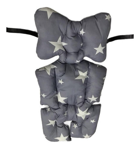 Cojín Cubre Coche Bebé Protector Asiento Colchón - Norplat Gris
