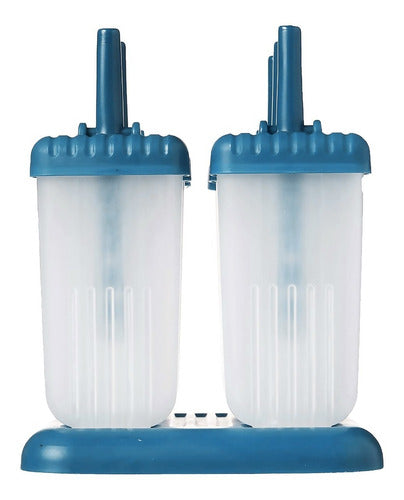 Set De 6 Moldes Para Hacer Paletas Heladas - Cukin Celeste