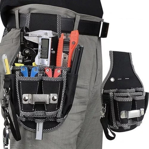 Bolsa Herramientas Eléctrica Colgar Cintura Coleto - Norplat Negro
